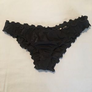 Shade & Shore Ruffle Edge Swim Bottoms, Medium